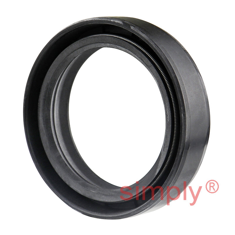 35x46x11DC4 Metric Fork and Damper Nitrile Rubber Oil Seal with 2 Opposite Facing Individually Sprung Sealing Lips and Raised Outer Sealing Band on Outside Diameter