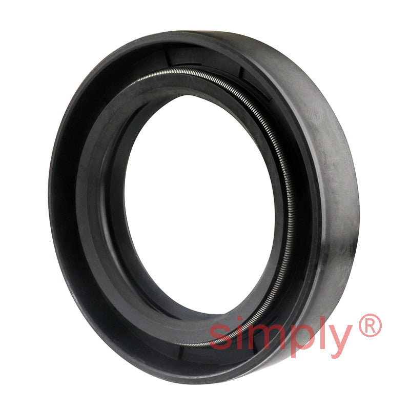 35x52x12DCSS Metric Fork and Damper Nitrile Rubber Oil Seal with 2 Opposite Facing Individually Sprung Sealing Lips