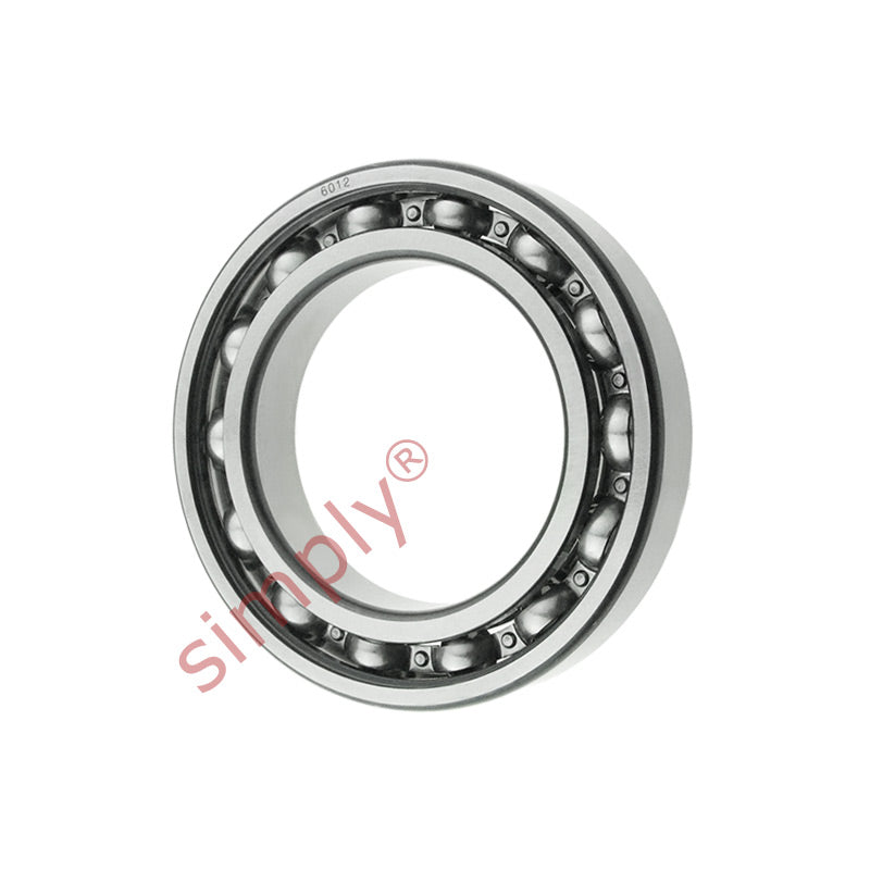 6012 Budget Open Type Deep Groove Ball Bearing 60x95x18mm