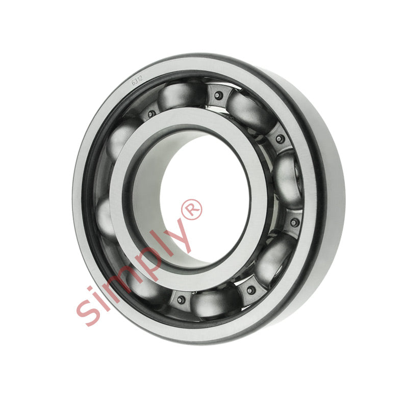 FAG 6312 Open Deep Groove Ball Bearing 60x130x31mm