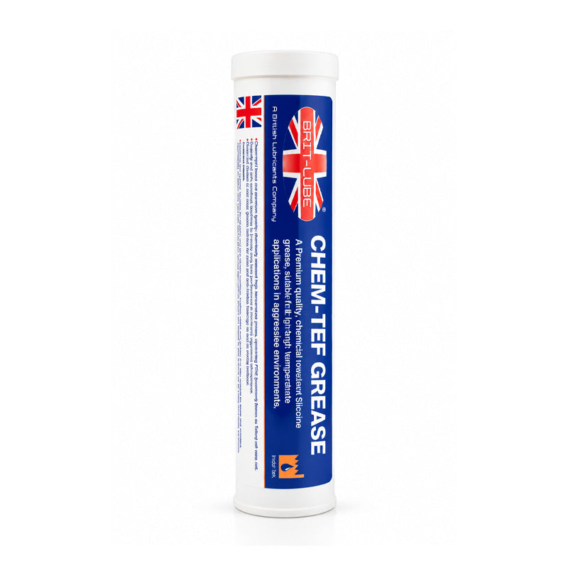 Brit-Lube Chem-Tef Premium Quality Chemically Resistant High Temperature Grease 18kg - Allow 2-3 Days