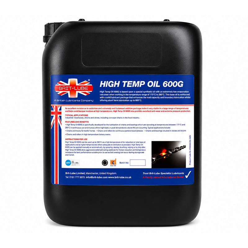 Brit-Lube Indu-Tek High Temp 600G 205 Litre - Allow 2-3 Days