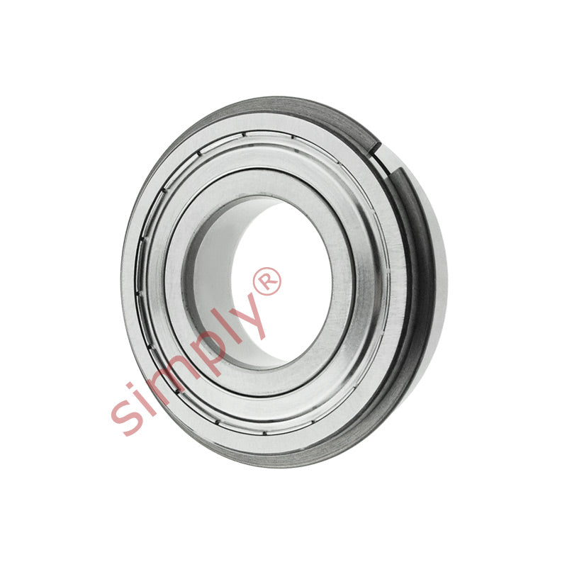 NSK 6200ZZNR Metal Shielded Deep Groove Ball Bearing With Snap Ring 10x30x9mm
