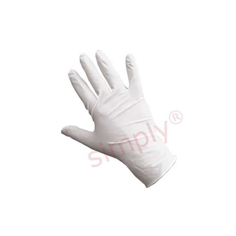 High Quality Powder Free Latex Gloves Size L - Pack of 100