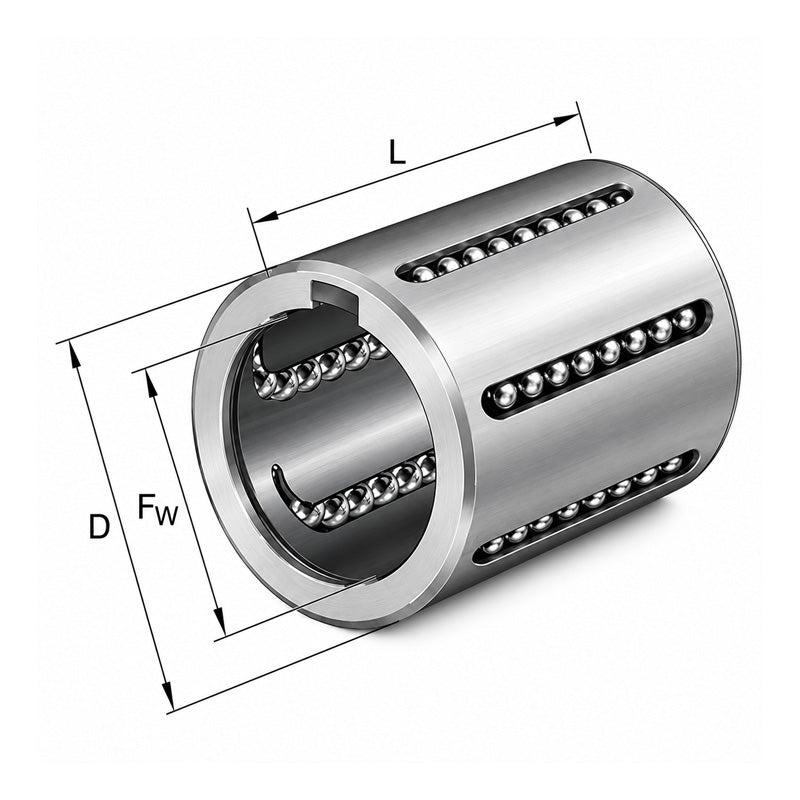 INA KH16-PP-RROC Linear Ball Bearing 16x24x30mm - Allow 1-2 Days - Contact Us For Faster Delivery