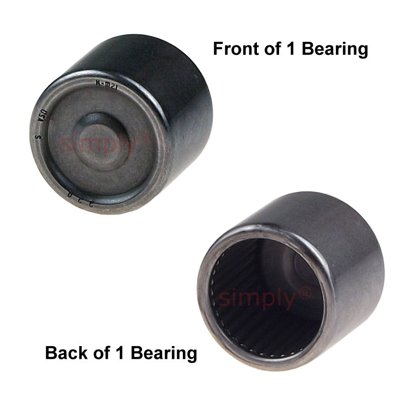 Major Brand M11121 Imperial Drawn Cup Closed End Type Full Complement Needle Roller Bearing 11/16x7/8x3/4 inch
