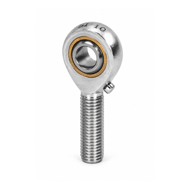 Fluro GALOW14 Left Hand Zinc Plated Steel / PTFE Lined Maintenance Free Male Plain Rod End M14 Thread