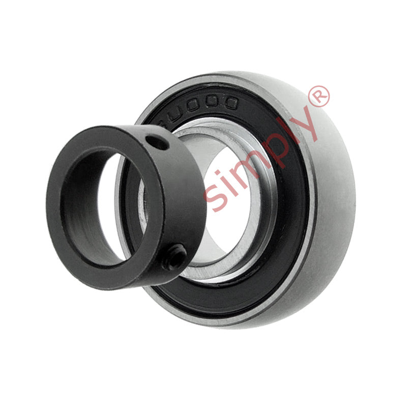U007 Metric Eccentric Collar Type Bearing Insert with 35mm Bore 62mm Outside Dia