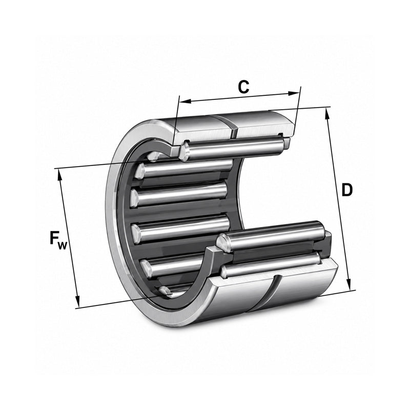 INA NK80/35 Machined Needle Roller Bearing 80x95x35mm - Allow 1-2 Days - Contact Us For Faster Delivery