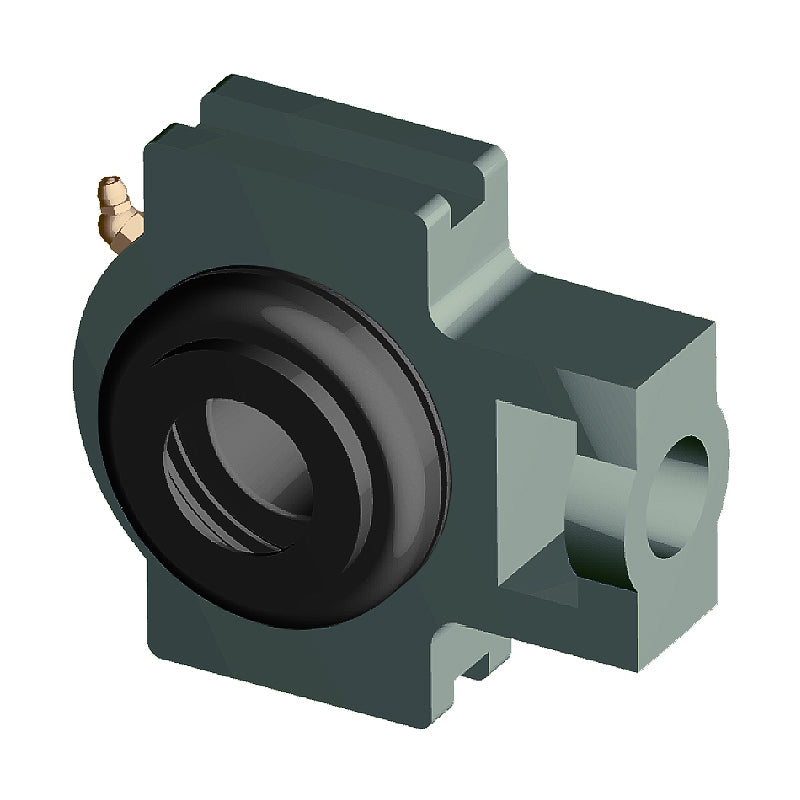 NTN M-SM-UCT203D1 Metric Cast Iron Take Up Unit with 17mm Bore Bearing Unit with Steel Plate Cover - Closed Version - Allow 2-3 Days
