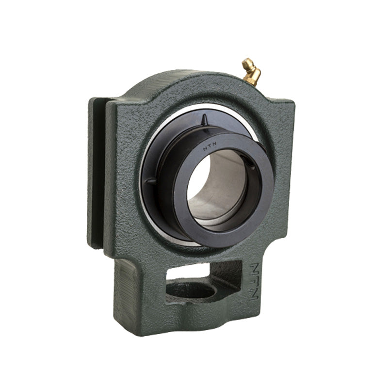 NTN UELT210D1 Metric Cast Iron Take Up Unit with 50mm Bore Eccentric Collar Insert - Allow 2-3 Days