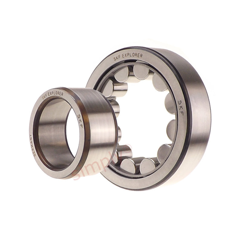 SKF NU2222ECJ Steel Cage Single Row Cylindrical Roller Bearing 110x200x53mm