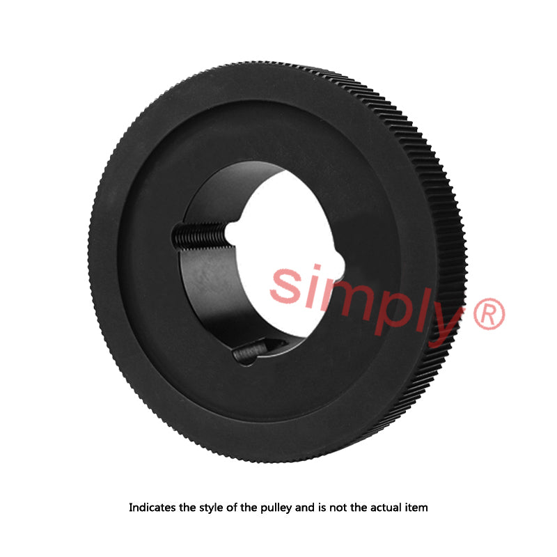 Drive-Flex PC14M-64S-68 - 14mm Pitch 64 Tooth Polychain and Synchrochain Steel Taper Bore Timing Belt Pulley for 68mm Wide Belts