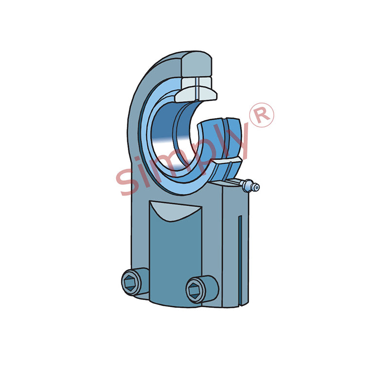 SKF SIJ25ES Right Hand Steel / Steel Clamp Type Female Rod End M16x1.5 Thread