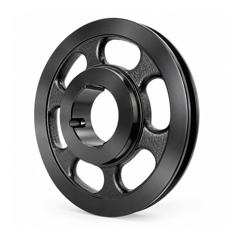 190X1SPA 190mm Pitch Diameter SPA Section Tapered Locking Bush Type Pulley with 1 Groove (Bush not Incl.)