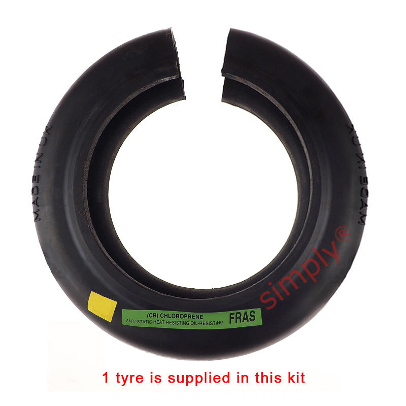Major Brand F40B/F40B Pilot Bored Tyre Drive Coupling Assembly with Fire Resistant Antistatic (F.R.A.S) Tyre