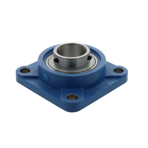 UCF326 Metric Four Bolt Square Cast Iron Flange Housing with 130mm Bore Insert