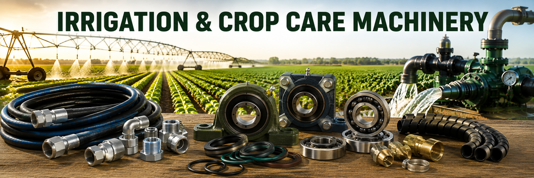 Bearings & Components for Irrigation & Crop Care Machinery