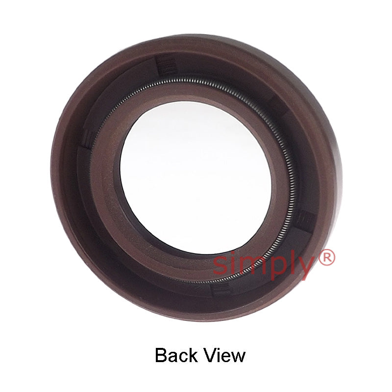 0.75x1.25x0.25 inch FKM Rubber Imperial Double Lip Rotary Shaft Oil Seal with Garter Spring