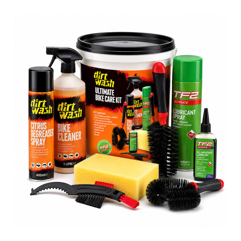 Weldtite Dirtwash Cycle Ultimate Bike Care Kit Cleaning and Re-Lubrication Bucket