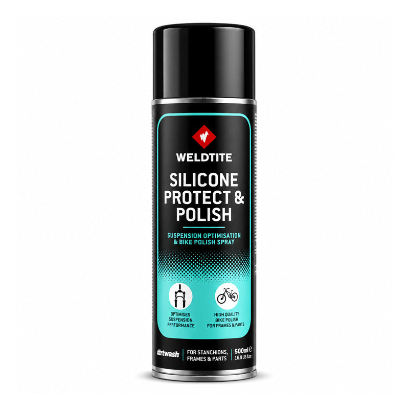 Weldtite Dirtwash Silicone Bike Polish 500ml Aerosol Spray
