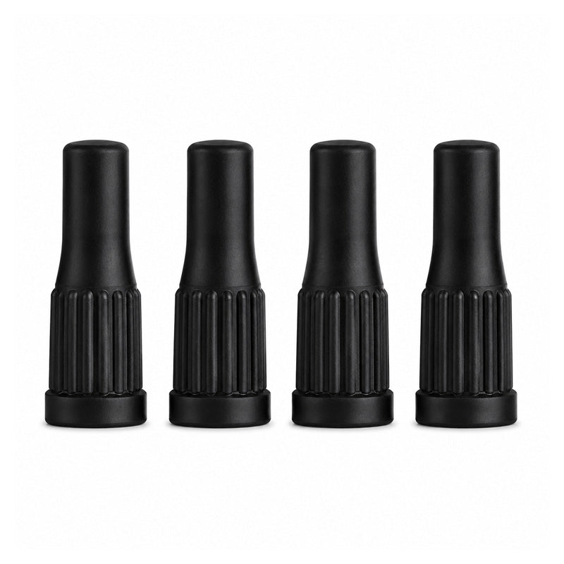 Pack of 4 x 19mm Plastic Valve Extensions For Schrader Type Valves
