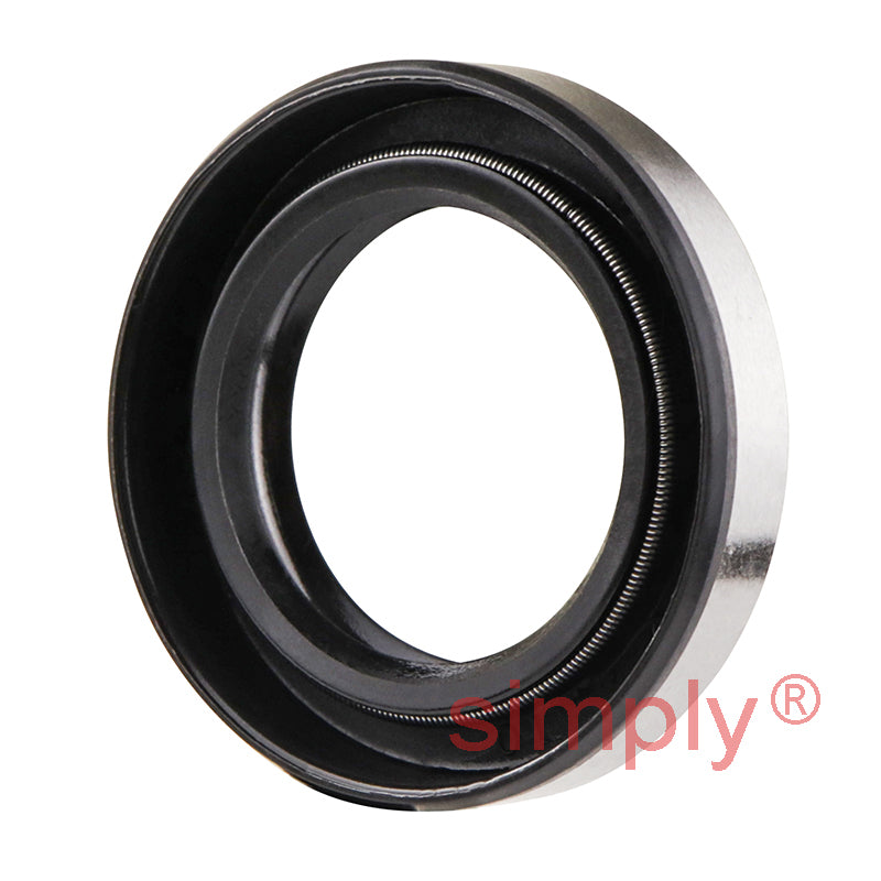 0.81x1.25x0.25 inch Metal Cased Nitrile Rubber Rotary Shaft Oil Seal with Garter Spring R6 / TB