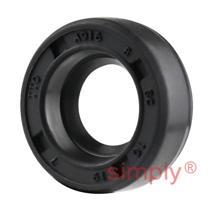 10x19x7mm Nitrile Rubber Single Lip Rotary Shaft Oil Seal R21 / SC Style
