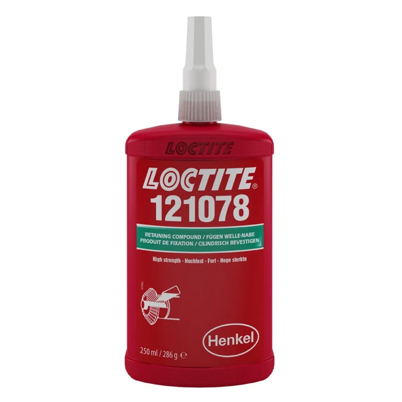 Loctite 121078 High Strength Retaining Compound 250ml Thread Allow 7-10 Days