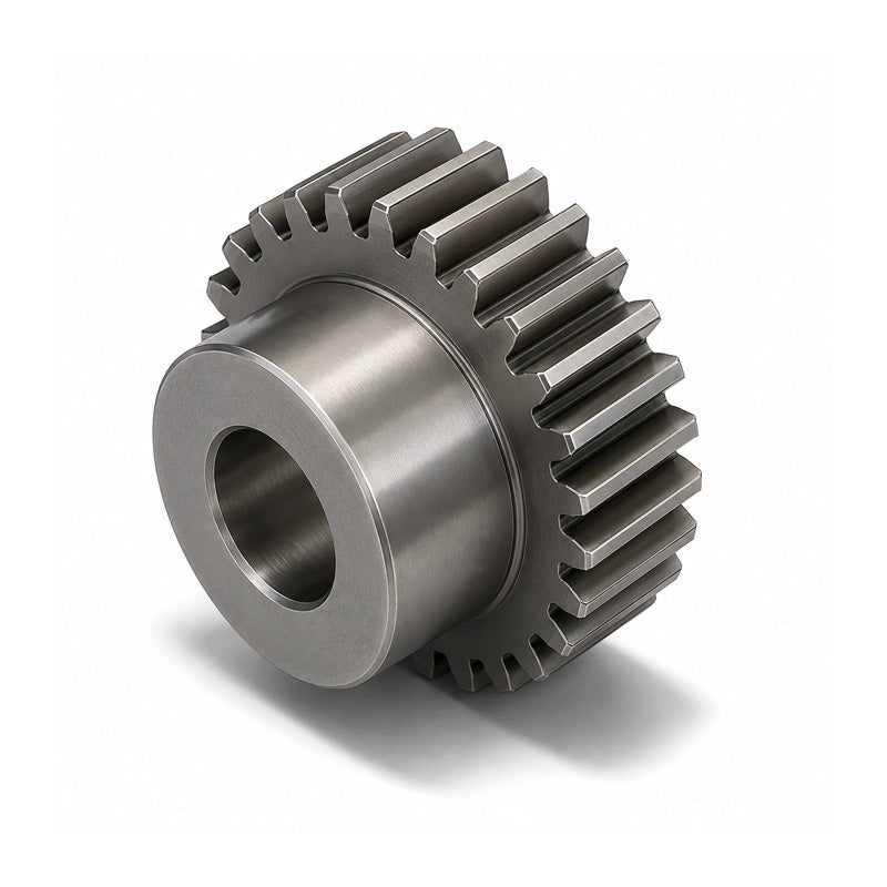 SS12.5/90B-10 Metric EN8 Spur Gear 90 Tooth 1.25 Mod Pilot Bored 12mm Or Smaller (H8)