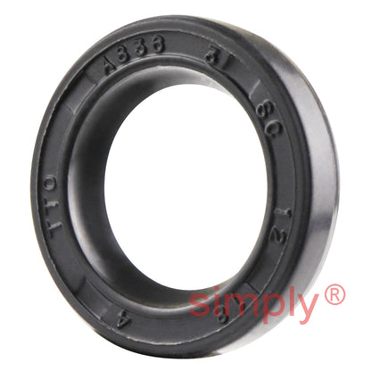 12x18x4mm Nitrile Rubber Single Lip Rotary Shaft Oil Seal SC / R21
