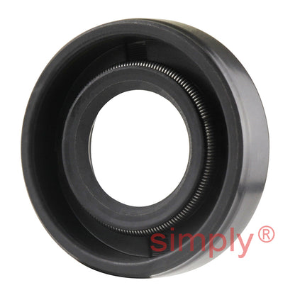 12x24x6mm Nitrile Rubber Single Lip Rotary Shaft Oil Seal with Garter Spring SC / R21