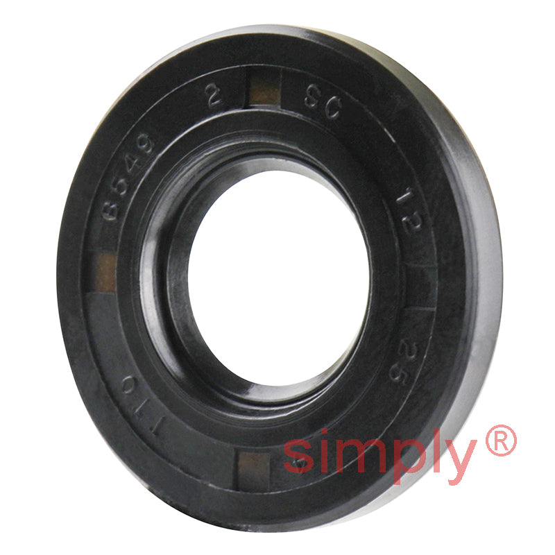 12x25x4mm Nitrile Rubber Single Lip Rotary Shaft Oil Seal SC / R21