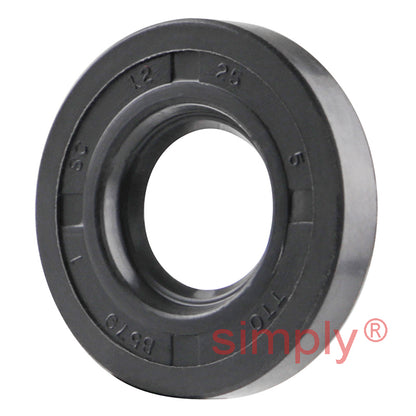 12x25x5mm Nitrile Rubber Single Lip Rotary Shaft Oil Seal SC / R21