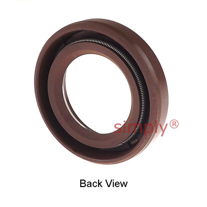 15x25x5mm SC / R21 Single Lip FKM Rubber Metric Rotary Shaft Oil Seal with Garter Spring