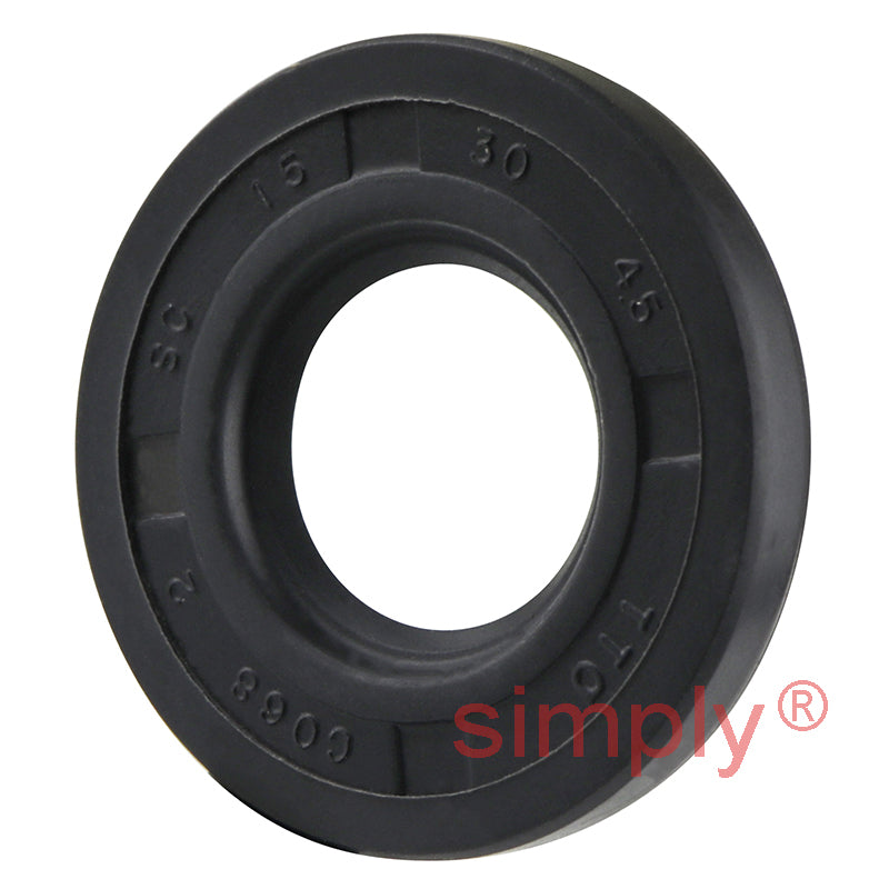 15x30x4.5mm Nitrile Rubber Single Lip Rotary Shaft Oil Seal SC / R21