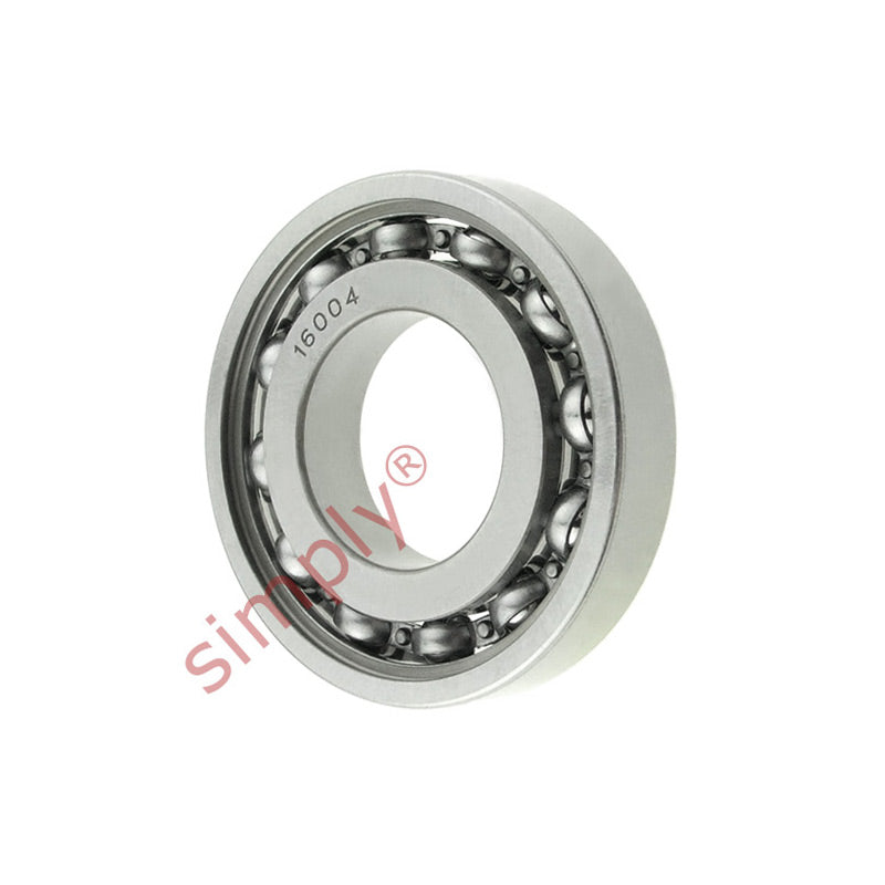 16004 Budget Open Type Deep Groove Ball Bearing 20x42x8mm