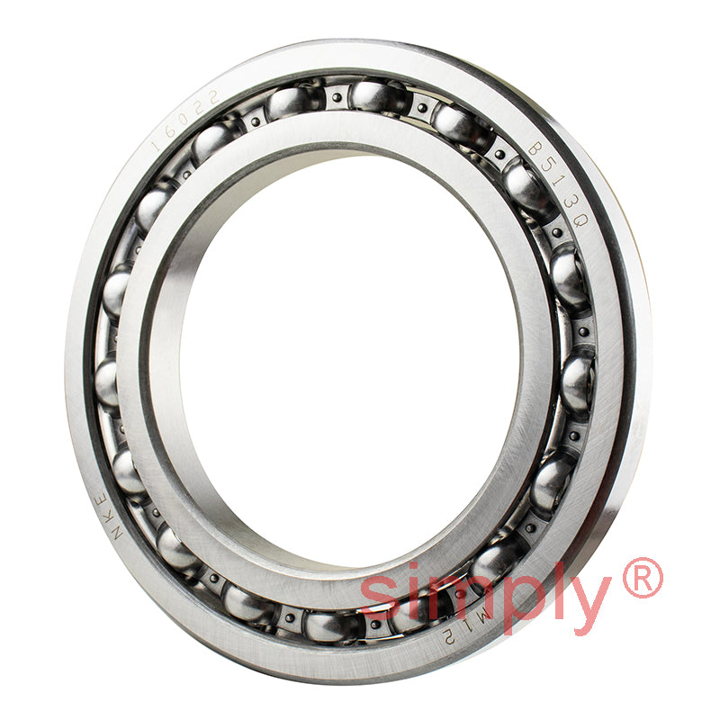 Major Brand 16022 Open Deep Groove Ball Bearing 110x170x19mm