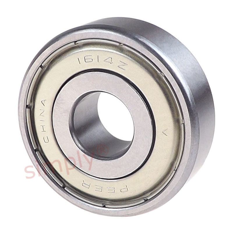 Major Brand 1614ZZ Metal Shielded Deep Groove Ball Bearing 0.375x1.125x0.375 inch