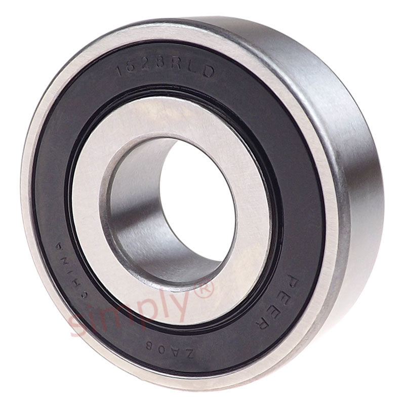 Major Brand 16282RS Rubber Sealed Deep Groove Ball Bearing 0.625x1.625x0.5 inch
