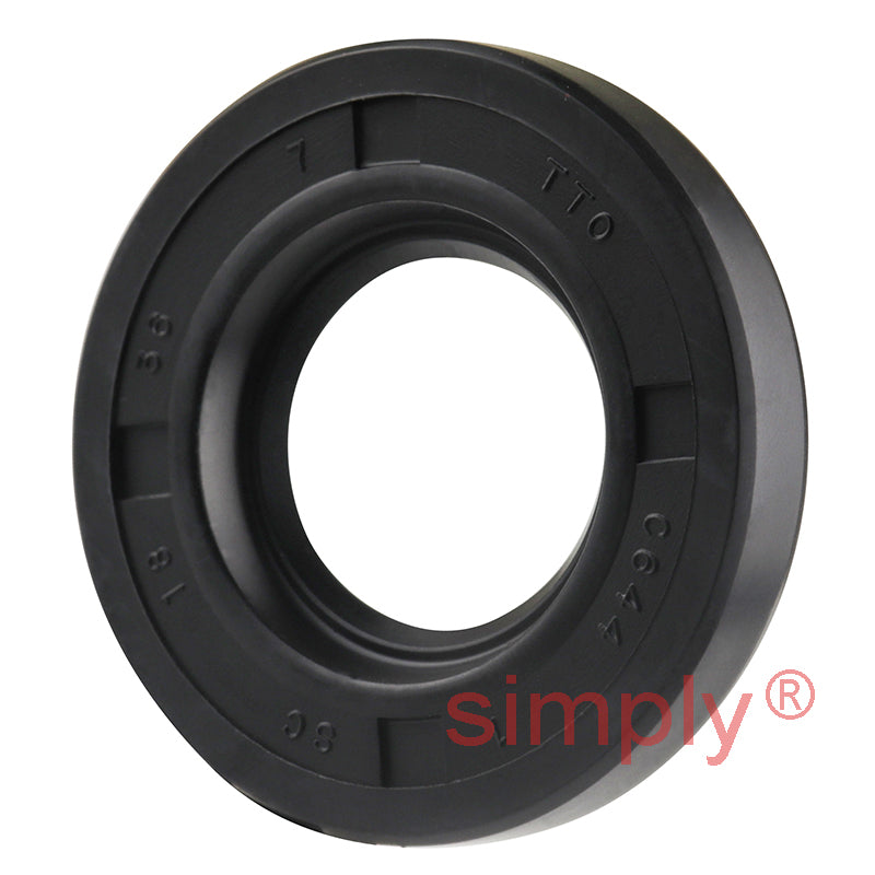 18x36x7mm Nitrile Rubber Single Lip Rotary Shaft Oil Seal with Garter Spring SC / R21