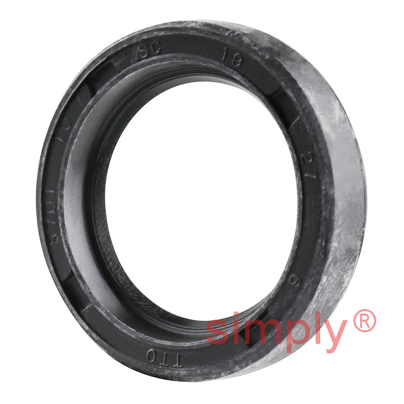 19x27x6mm Nitrile Rubber Single Lip Rotary Shaft Oil Seal with Garter Spring SC / R21