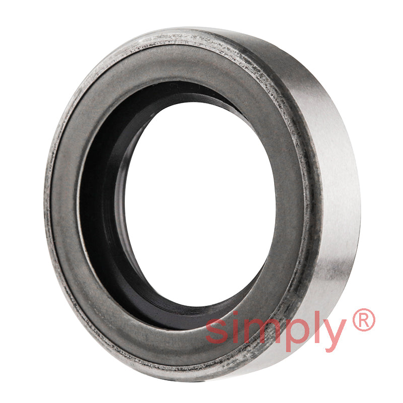 1.12x1.83x0.43 inch Metal Cased Nitrile Rubber Rotary Shaft Oil Seal with Garter Spring and Wiper Lip
