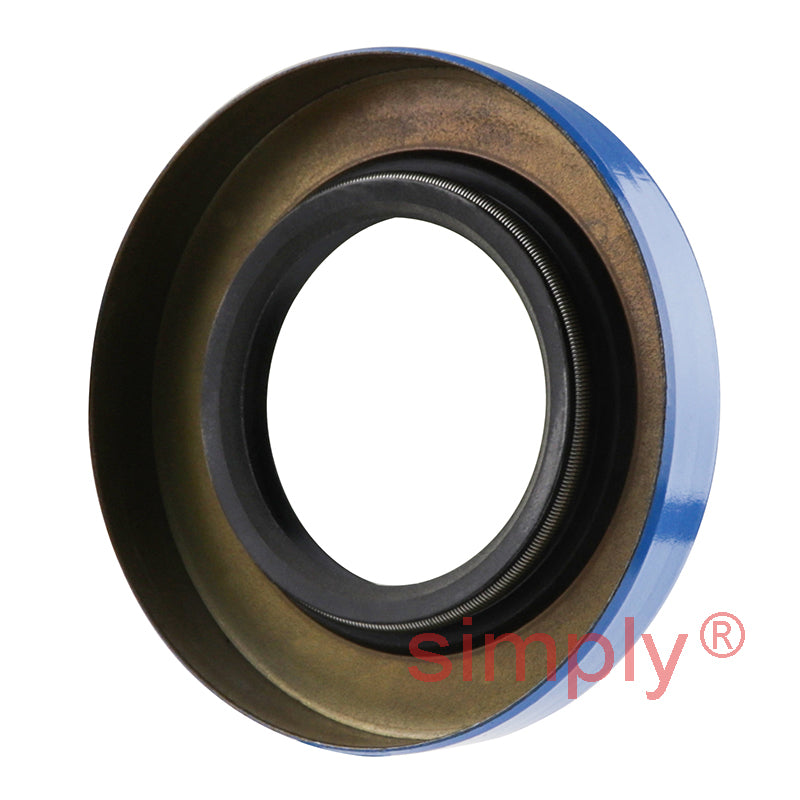 1.25x2.25x0.37 inch Metal Cased Nitrile Rubber Double Lip Rotary Shaft Oil Seal with Garter Spring R6 / TB Style