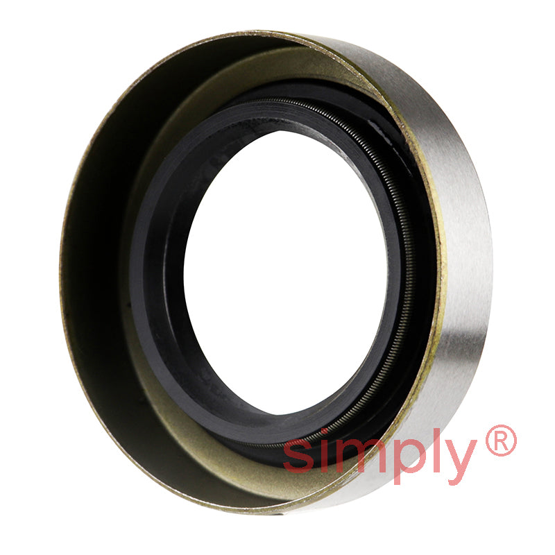 1.25x2x0.43 inch Metal Cased Nitrile Rubber Double Lip Rotary Shaft Oil Seal with Garter Spring R6 / TB Style