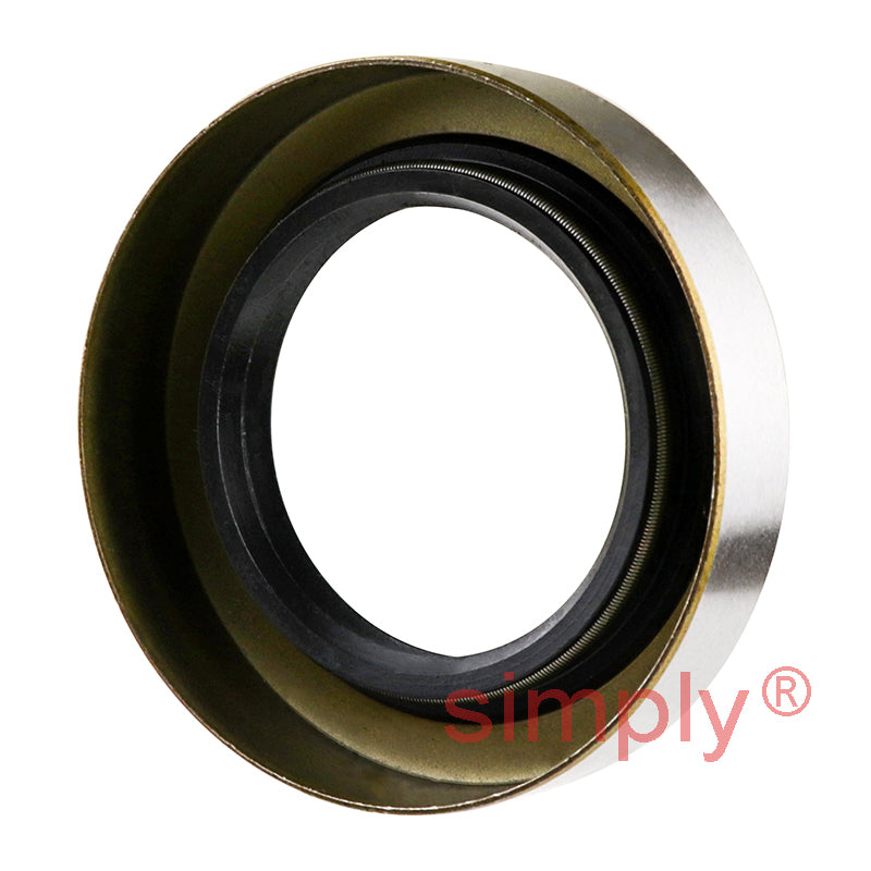 1.5x2.37x0.5 inch Metal Cased Nitrile Rubber Rotary Shaft Oil Seal with Garter Spring R6 / TB