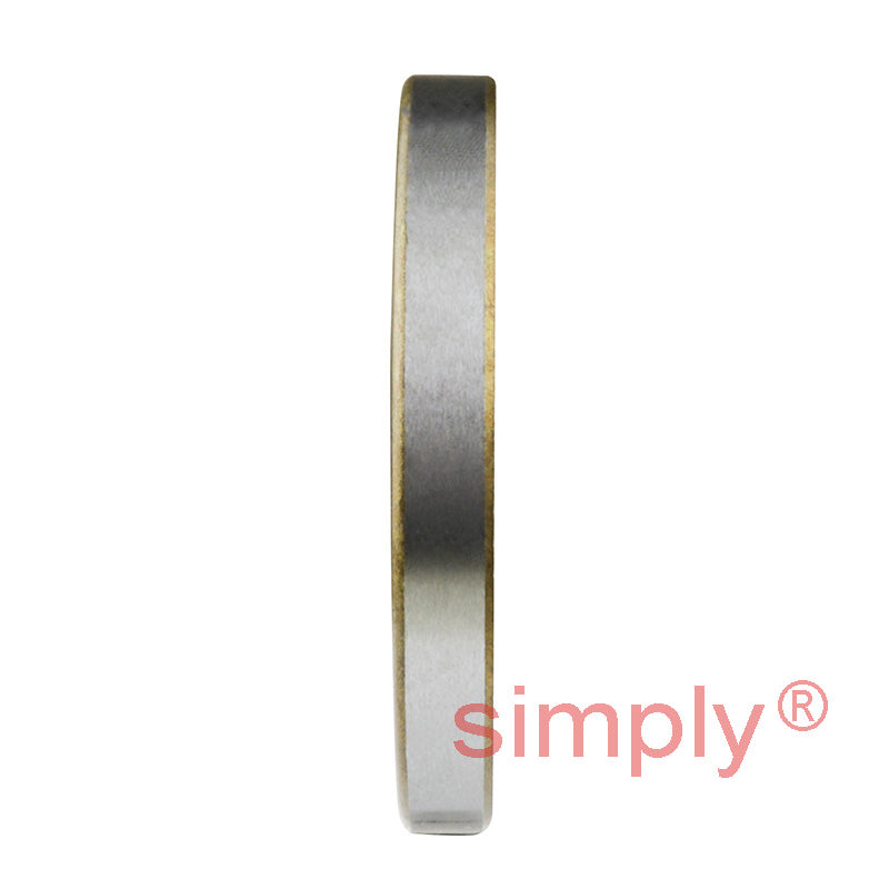 1.62x3x0.37 inch Metal Cased Nitrile Rubber Double Lip Rotary Shaft Oil Seal with Garter Spring R6 / TB Style