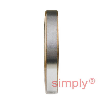 1.75x2.43x0.37 inch Metal Cased Nitrile Rubber Rotary Shaft Oil Seal with Garter Spring R6 / TB