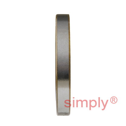 1.87x2.75x0.37 inch Metal Cased Nitrile Rubber Rotary Shaft Oil Seal with Garter Spring R6 / TB