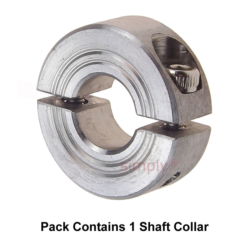 CADB20ST Stainless Steel Double Split Shaft Collar 20x40x15mm with Clamp Bolt